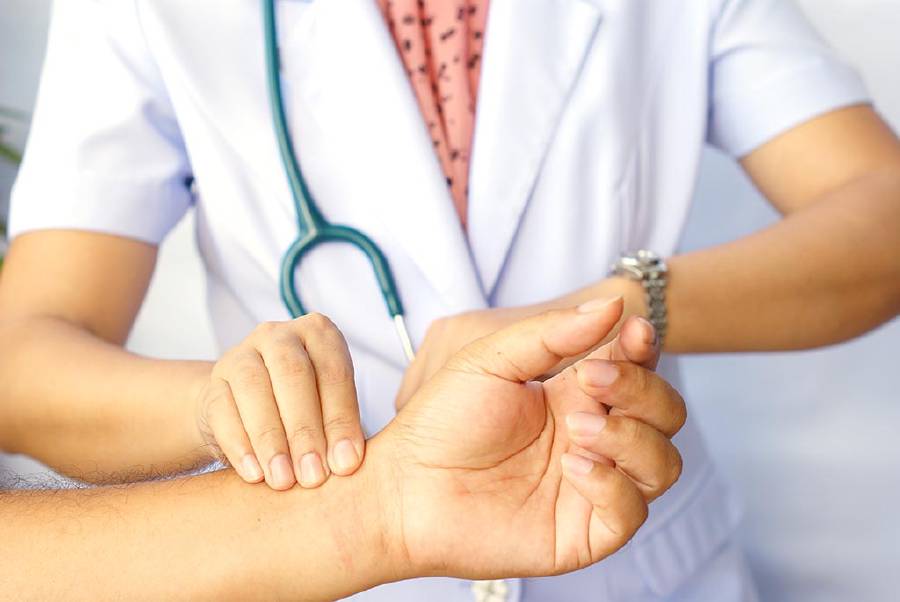 Why do doctors examine the pulse?