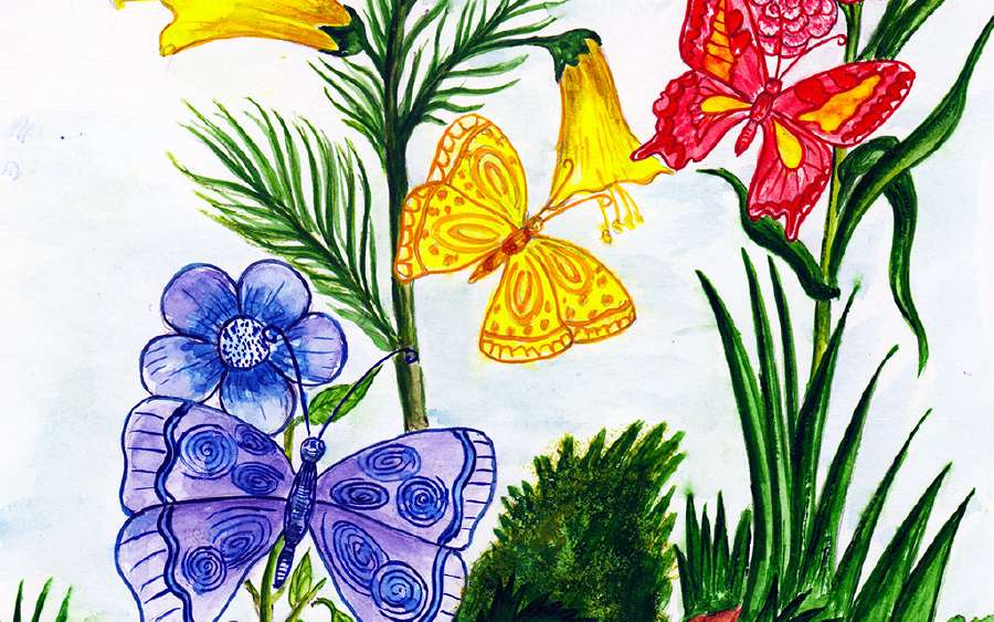 The Three Butterflies