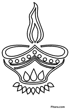 Diwali Coloring Pages | Pitara Kids Network