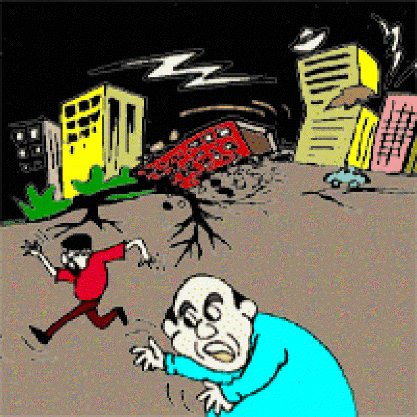 Why do Earthquakes Occur? [Illustration by Sudheer Nath]