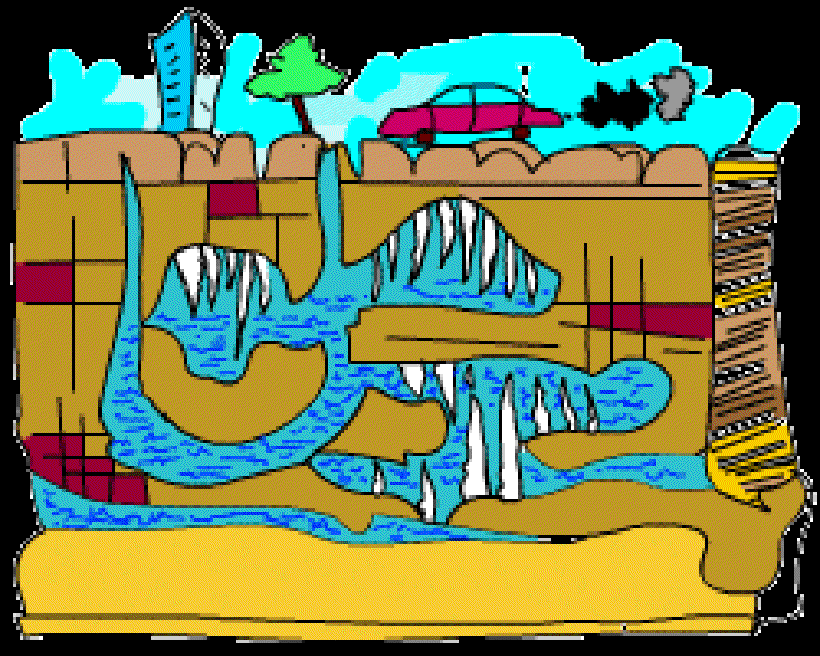 Underground Rivers [Illustration by Anup Singh]