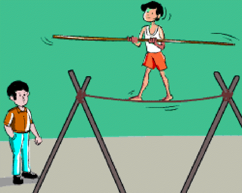 How do we Balance Ourselves on Two Legs? [Illustration by Anup Singh]