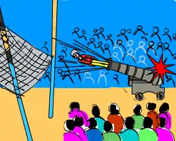 How do Human Cannonballs Fly? [Illustration by Anup Singh]