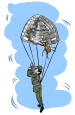 How do Spiderwebs Help Skydivers? [Illustration by Anup Singh]