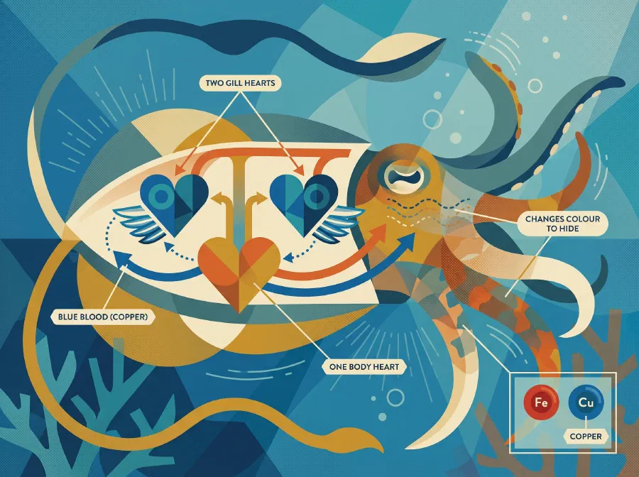 'A Fish with Three Hearts: Cuttlefish'