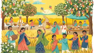 Illustration for A Harvest of Festivals