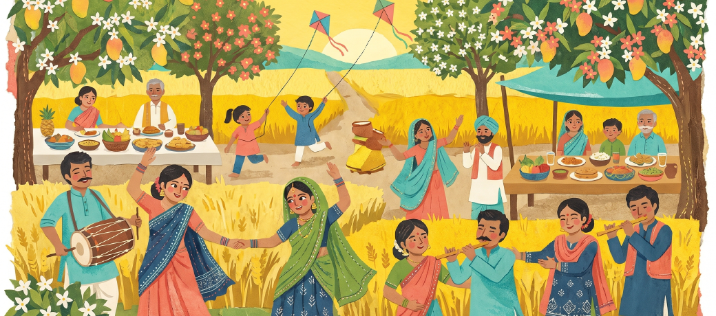 Illustration for A Harvest of Festivals