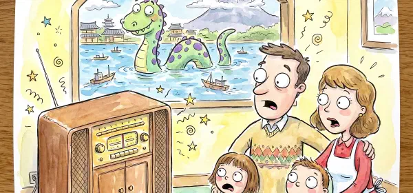 Illustration for A Monster in Tokyo…