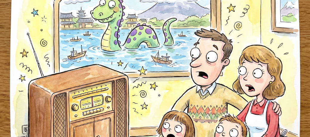 Illustration for A Monster in Tokyo…