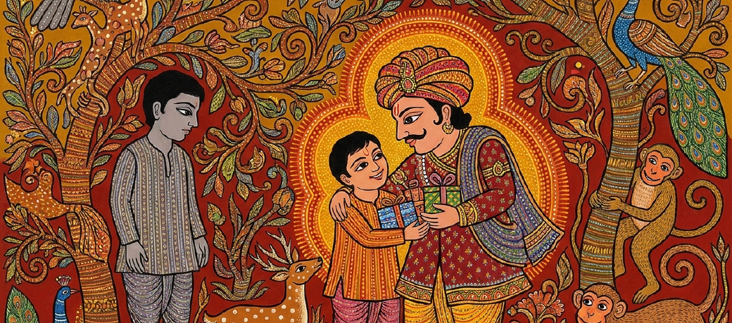 Illustration for A Tale of Two Sons