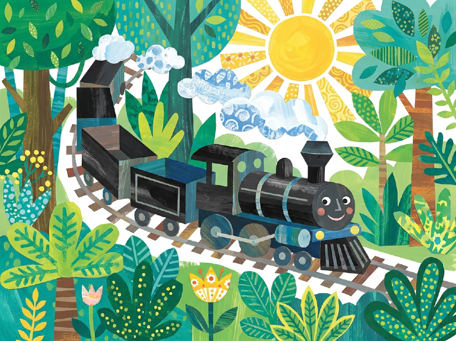 A Train Adventure of Wild Animals