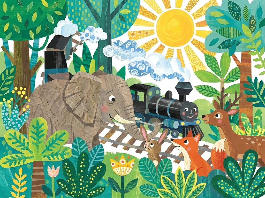 A Train Adventure of Wild Animals