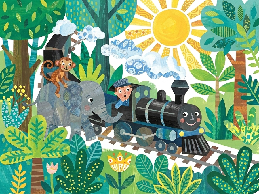 A Train Adventure of Wild Animals