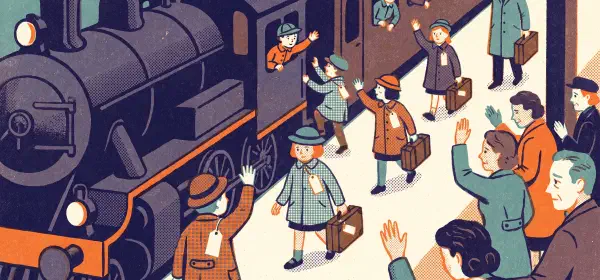 Illustration for A Train Journey beyond Childhood
