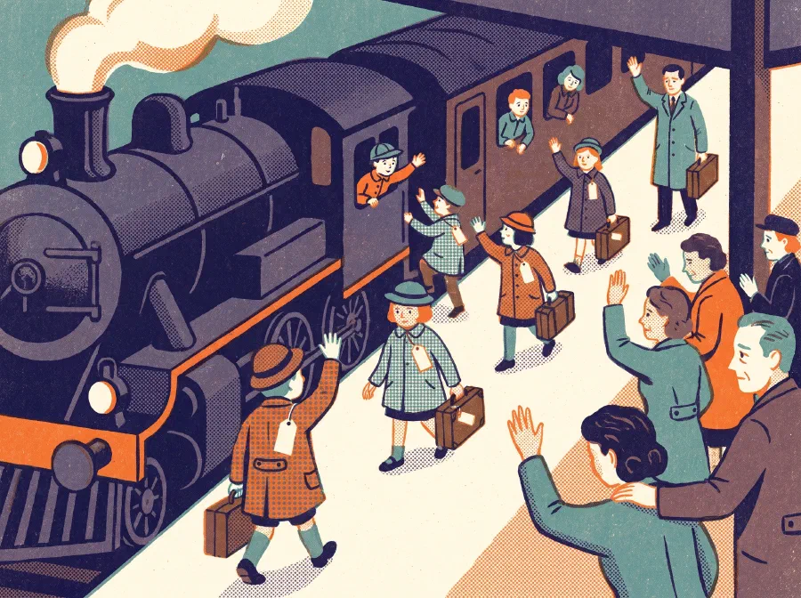 A Train Journey beyond Childhood
