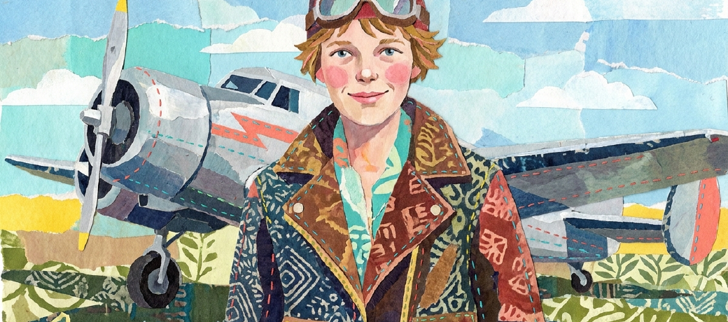 Illustration for Amelia Earhart