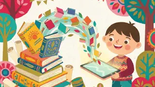 Illustration for And Now, Schoolbags Online