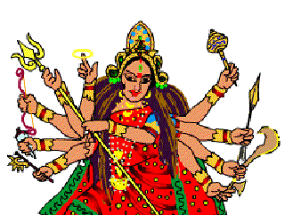 Durga Puja in Calcutta [Illustration by Shiju George]