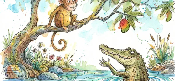 Illustration for बन्दर मामा