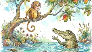 Illustration for बन्दर मामा