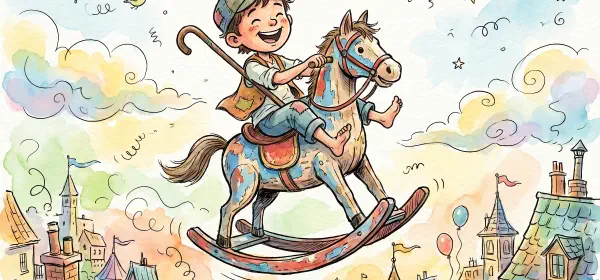 Illustration for Birju and the Flying Horse