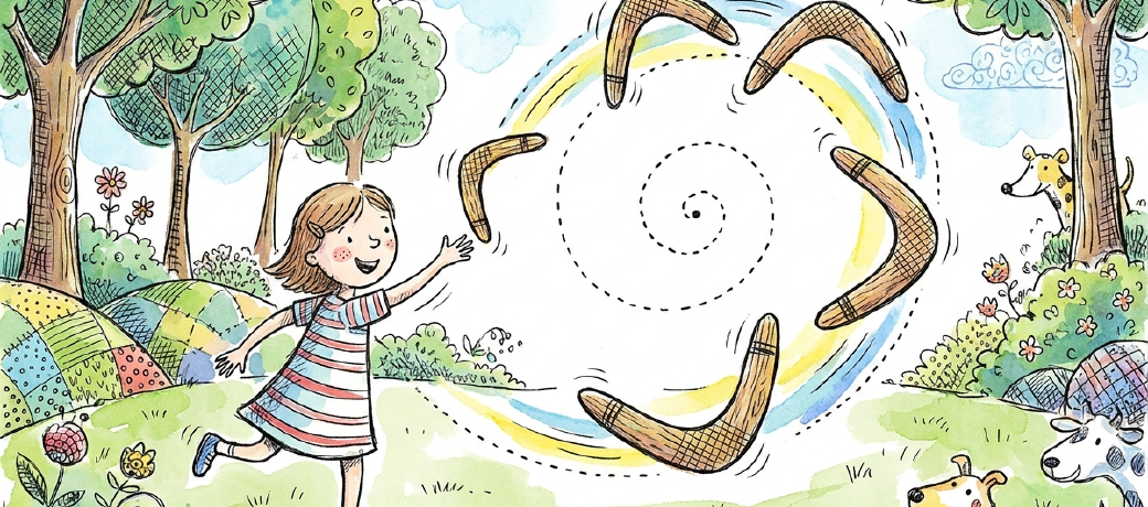 Illustration for Boomerang: From Weapon to Fun