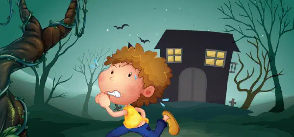 Illustration for Long bony fingers