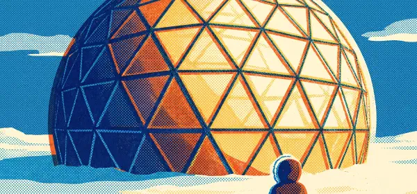 Illustration for Buckminster Fuller: A Scholar, a Scientist and an Inventor