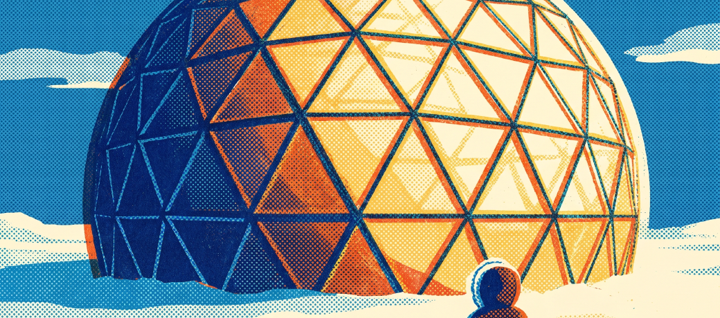 Illustration for Buckminster Fuller: A Scholar, a Scientist and an Inventor