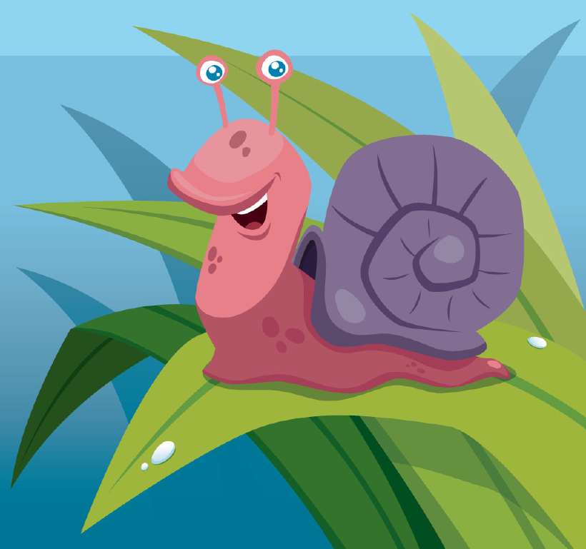 A cartoon snail: A Friend in Need - A story for kids