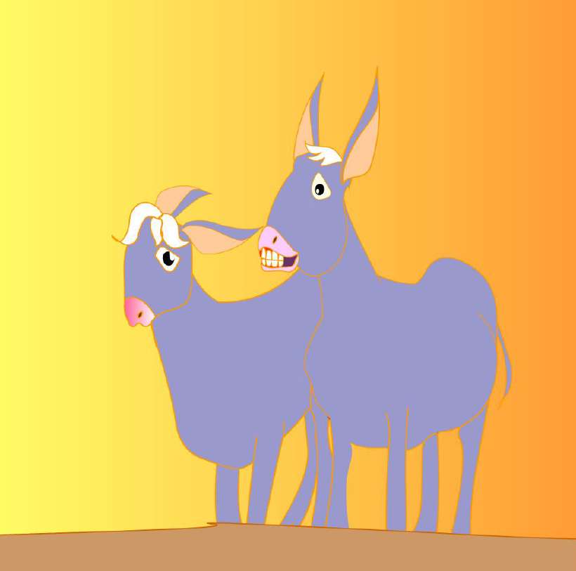 Two donkeys: Chakram - A story for kids
