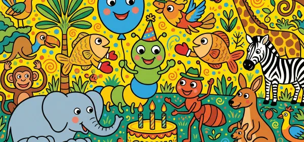Illustration for Chiku’s Birthday
