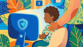 Illustration for Children's Pledge to On-line Safety