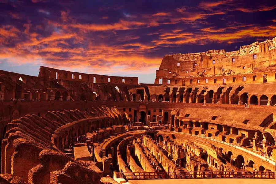 The Colosseum in Rome, Italy was used for gladiatorial contests and public spectacles such as mock sea battles, animal hunts, executions, re-enactments of famous battles, and dramas based on Classical mythology. [KKulikov](http://www.shutterstock.com/gallery-287368p1.html?cr=00&pl=edit-00) / [Shutterstock.com](http://www.shutterstock.com/?cr=00&pl=edit-00)