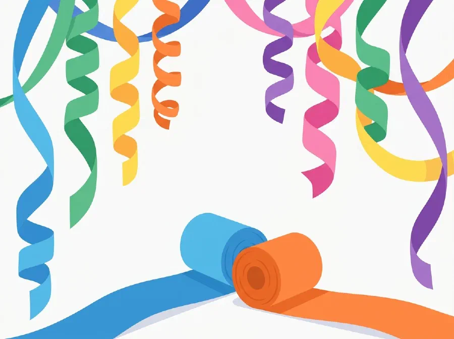 Colourful Streamers