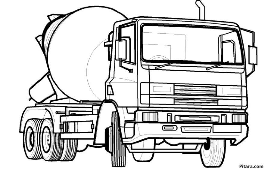 Land Transportation Coloring Pages