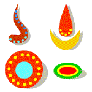 Decorate Bindis [Illustrations by Anup Singh]