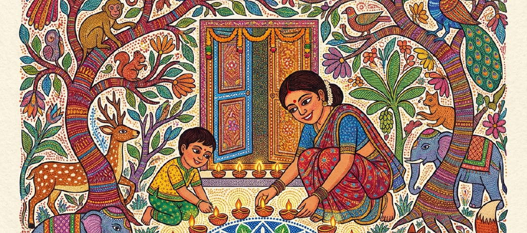 Illustration for Deepavali: Festival of Lights