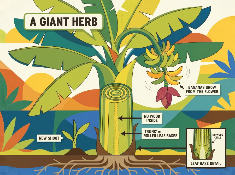 Do Bananas Grow on Trees?
