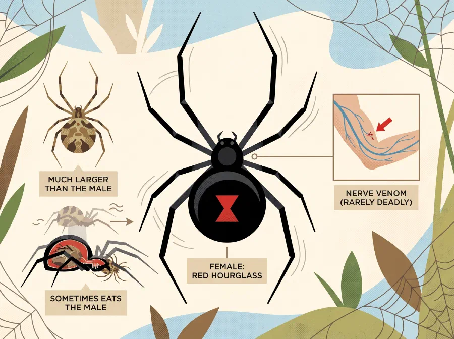 Does the Black Widow Spider Kill her Mate?