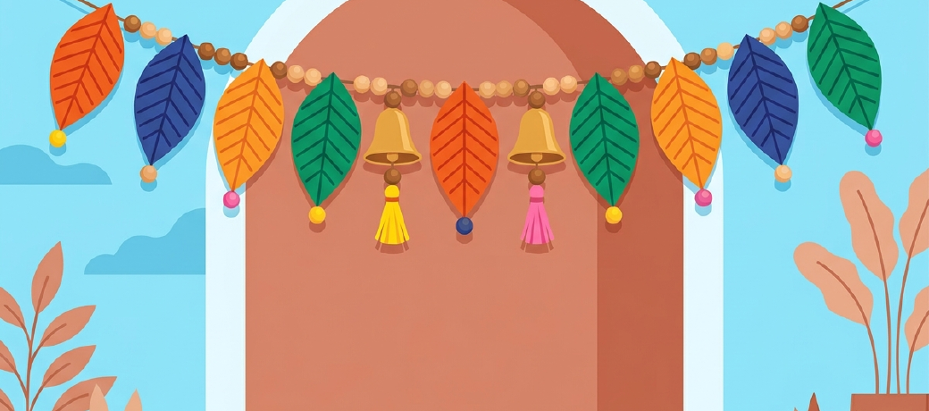 Illustration for Door Decor