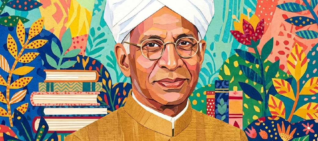 Illustration for Dr Sarvepalli Radhakrishnan