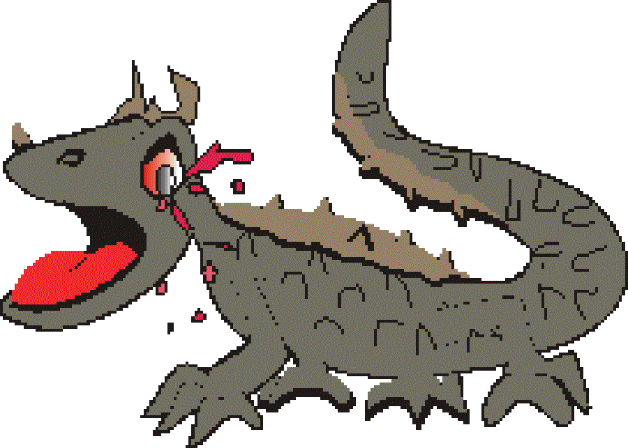 A lizard that squirts blood from its eyes [Illustration by Shridevi]