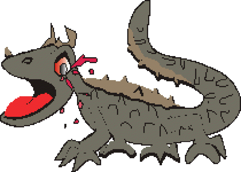 A lizard that squirts blood from its eyes [Illustration by Shridevi]