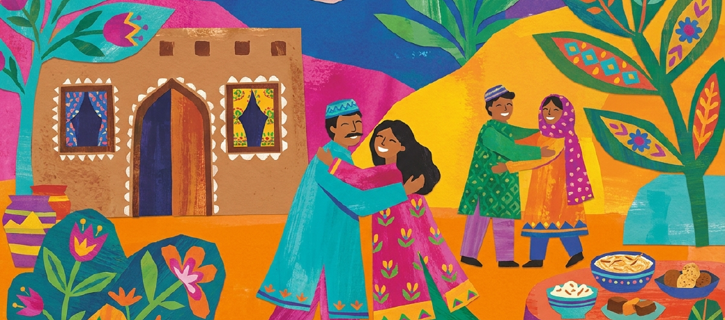 Illustration for Eid in Yusufpur