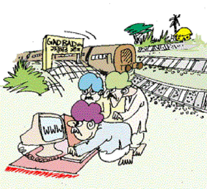 A Train of Villages on the Net [Illustrations by Sudheer Nath]