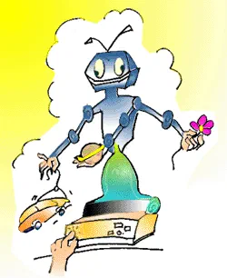 Robot That Changes Form [Illustration by Shridevi R.]