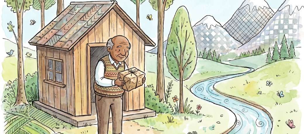 Illustration for Excerpts from 'A Parcel for the Postmaster'