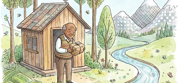Illustration for Excerpts from 'A Parcel for the Postmaster'