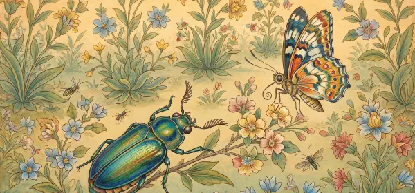 Illustration for Excerpts From 'The Wonderful World of Insects'